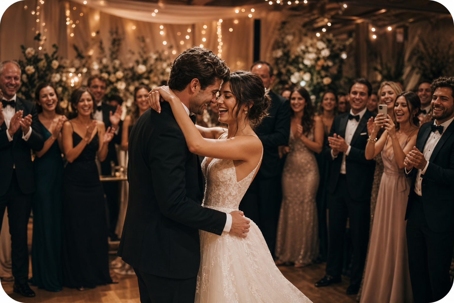 First dance reaction
